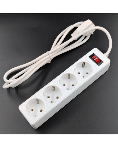 SP4W-530 GARDA. Сетевой фильтр 4 розетки,3м, белый. 5bites в Королеве