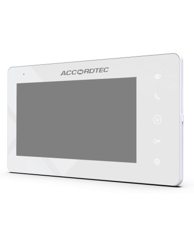 AT-VD720W WH. Монитор домофона цветной с функцией «свободные руки». AccordTec в Королеве
