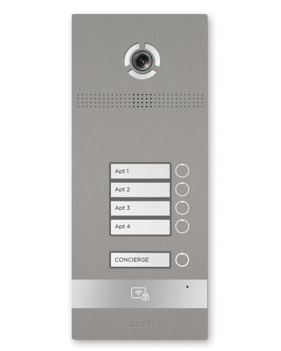 BI-04FB SILVER. Вызывная панель IP-домофона. BAS-IP в Королеве