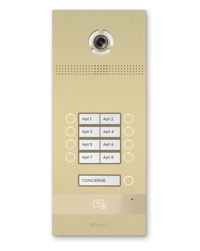 BI-08FB GOLD. Вызывная панель IP-домофона. BAS-IP в Королеве