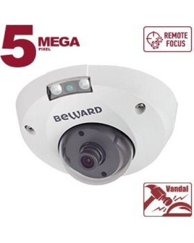 B5320DMR (2.8мм). Видеокамера IP купольная. Beward в Королеве