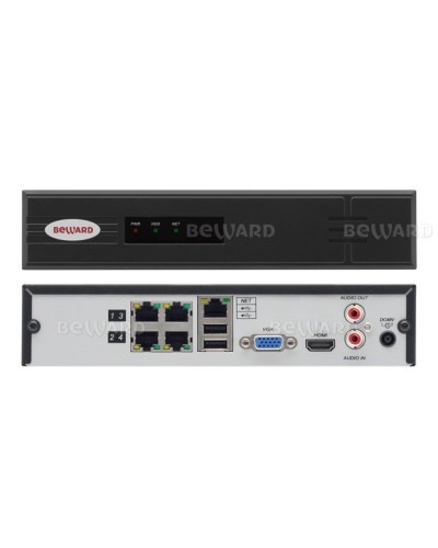 BK0104H2-P4. IP-видеорегистратор 4-канальный. Beward в Королеве