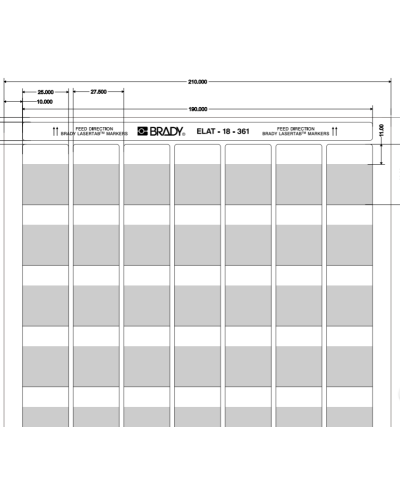 ELAT-18-361-2.5 (уп. 2500 шт.): Этикетка в Королеве