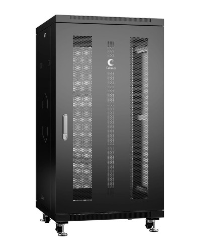 ND-05C-22U60/80-BK (8563c). Шкаф телекоммуникационный 19 напольный 22U. CABEUS в Королеве