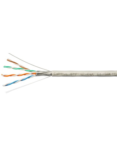 STP-4P-Cat.6a-SOLID-IN-PVC (7196c). Кабель «витая пара» (LAN) для структурированных систем связи. CABEUS в Королеве