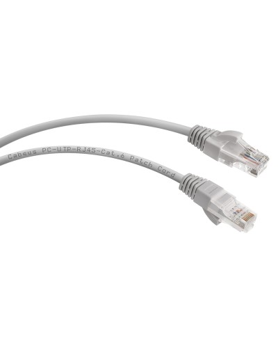 PC-UTP-RJ45-Cat.6-0.5m (7266c), серый. Патч-корд медный. CABEUS в Королеве