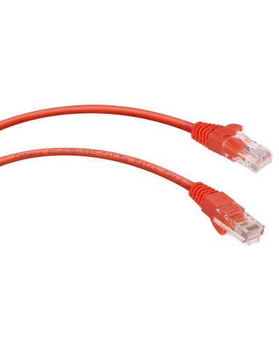 PC-UTP-RJ45-Cat.5e-0.3m-RD-LSZH (9511c), красный. Патч-корд медный. CABEUS в Королеве