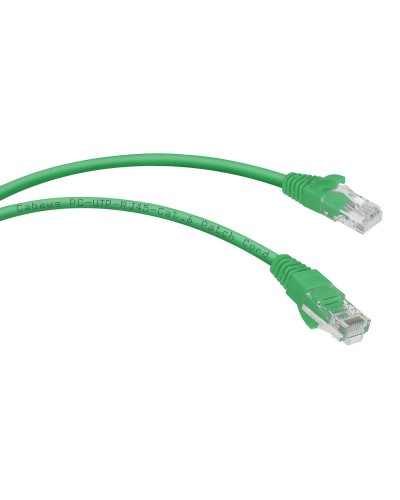 PC-UTP-RJ45-Cat.6-1m-GN (8684c), зелёный. Патч-корд медный. CABEUS в Королеве