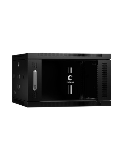 SH-05F-6U60/45-BK (8598c). Шкаф телекоммуникационный 19 настенный 6U. CABEUS в Королеве