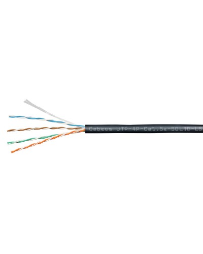 UTP-4P-Cat.5e-SOLID-LSZH-BK (9781c). Кабель «витая пара» (LAN) для структурированных систем связи. CABEUS в Королеве