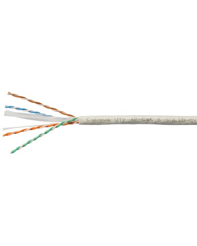 UTP-4P-Cat.6-SOLID-GY (7178c). Кабель «витая пара» (LAN) для структурированных систем связи. CABEUS в Королеве