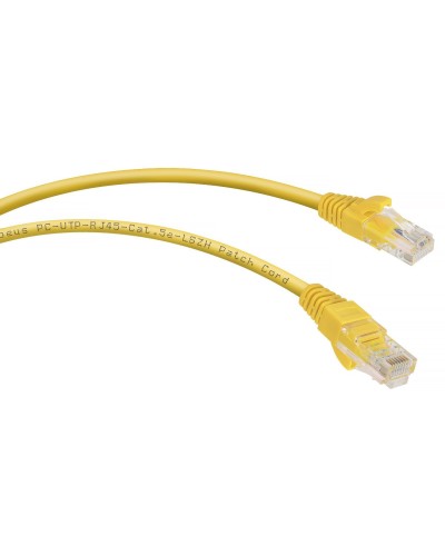 PC-UTP-RJ45-Cat.5e-3m-YL-LSZH (9500c), желтый. Патч-корд медный. CABEUS в Королеве