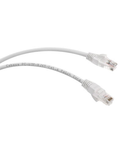 PC-UTP-RJ45-Cat.6-3m (7269c), серый. Патч-корд медный. CABEUS в Королеве