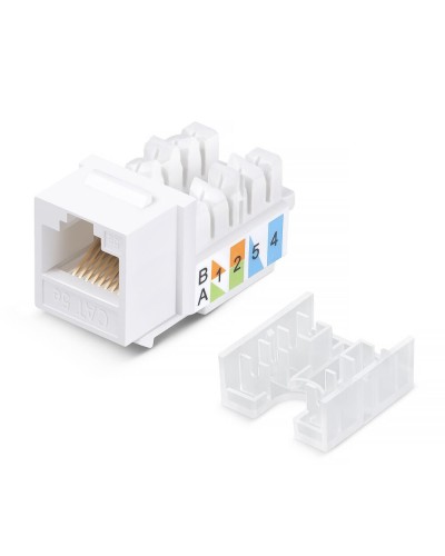 KJ-RJ45-Cat.5e-90-SW (10100c): Вставка Keystone Jack RJ-46 в Королеве