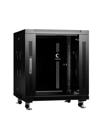 SH-05C-12U60/80-BK (8570c). Шкаф телекоммуникационный 19 напольный 12U. CABEUS в Королеве