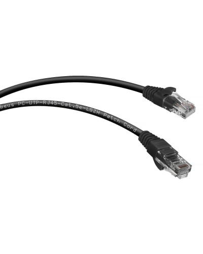 PC-UTP-RJ45-Cat.5e-5m-BK-LSZH (9541c), чёрный. Патч-корд медный. CABEUS в Королеве