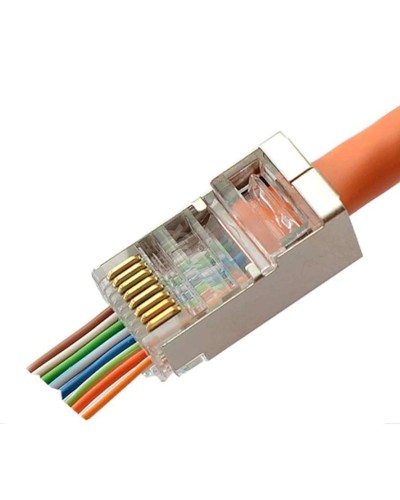 8P8C-SH-C6-FC (100 шт) (10797c). Разъем RJ-45. CABEUS в Королеве