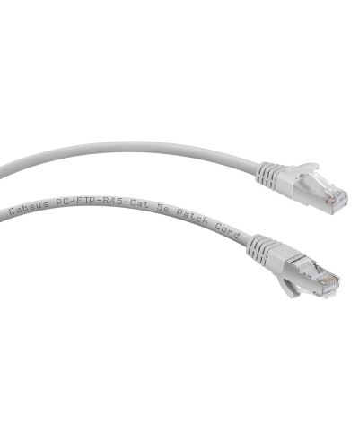 PC-FTP-RJ45-Cat.5e-0.3m (7702c), серый. Патч-корд медный. CABEUS в Королеве