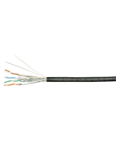 STP-4P-Cat.6a-SOLID-OUT-LSZH-UV (7198c). Кабель «витая пара» (LAN) для структурированных систем связи. CABEUS в Королеве