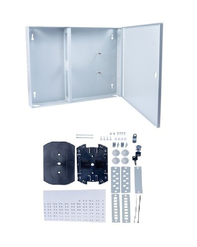 FO-WL-16-SC/2LC/FC/ST-FP-K (12302c). Бокс оптический настенный. CABEUS в Королеве