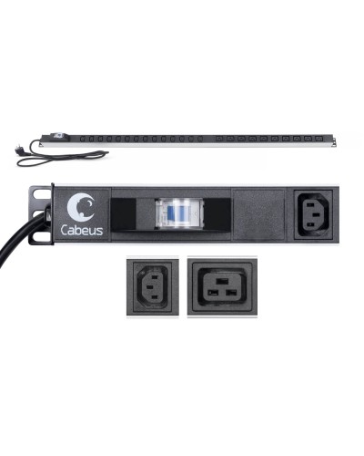 PDU-16-14C13-10C19-B-C14 (9553c). Блок розеток. CABEUS в Королеве