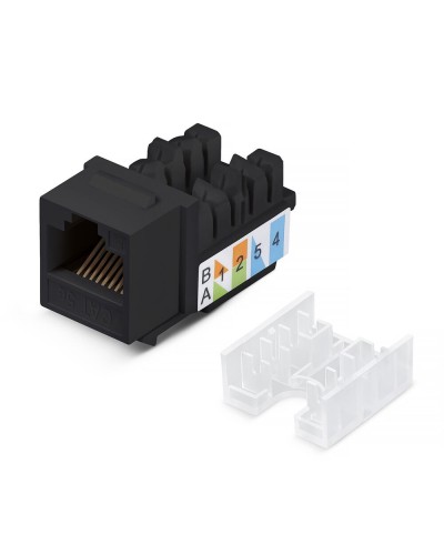 KJ-RJ45-Cat.5e-90-SW-BK (10101c): Вставка Keystone Jack RJ-47 в Королеве