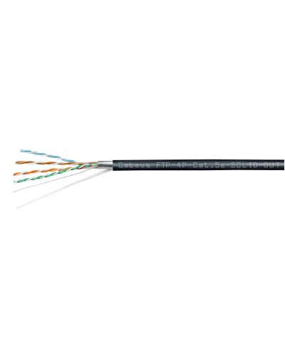 FTP-4P-Cat.5e-SOLID-OUT-LSZH-UV (7176c). Кабель «витая пара» (LAN) для структурированных систем связи. CABEUS в Королеве