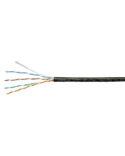 UTP-4P-Cat.5e-SOLID-BK-100 (7252c-5). Кабель «витая пара» (LAN) для структурированных систем связи. CABEUS в Королеве