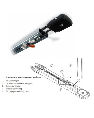 CAME V0683. Профиль направляющий. CAME в Королеве