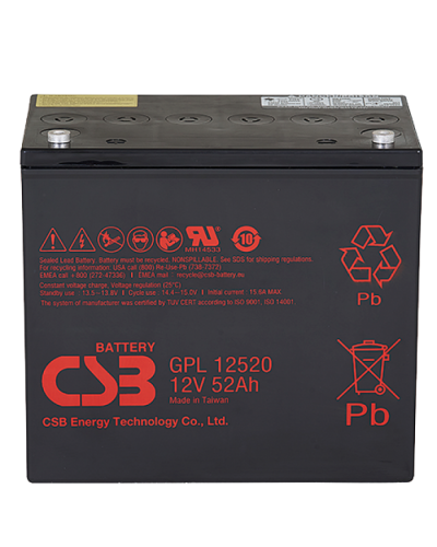 CSB GPL 12520. Аккумулятор герметичный свинцово-кислотный. CSB в Королеве