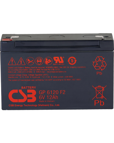 CSB GP 6120. Аккумулятор герметичный свинцово-кислотный. CSB в Королеве