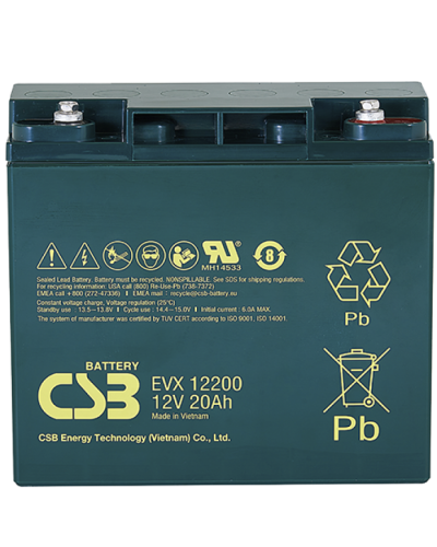 CSB EVX 12200. Аккумулятор герметичный свинцово-кислотный. CSB в Королеве