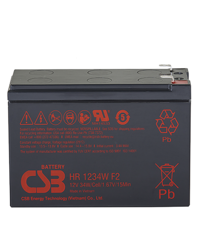 CSB HR 1234W. Аккумулятор герметичный свинцово-кислотный. CSB в Королеве