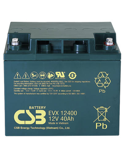 CSB EVX 12400. Аккумулятор герметичный свинцово-кислотный. CSB в Королеве