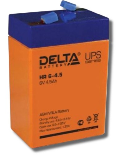 Delta HR 6-4.5. Аккумулятор герметичный свинцово-кислотный. Delta в Королеве