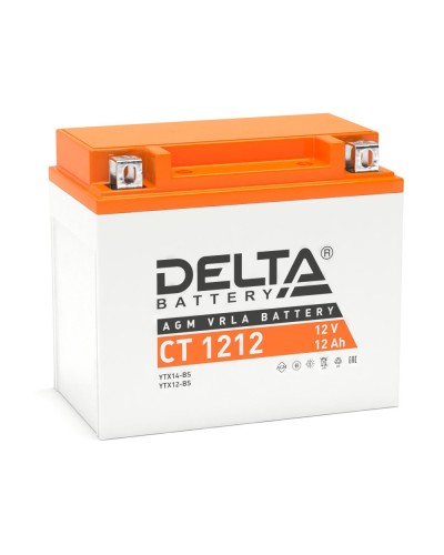 Delta CT 1212. Аккумулятор герметичный свинцово-кислотный стартерный. Delta в Королеве