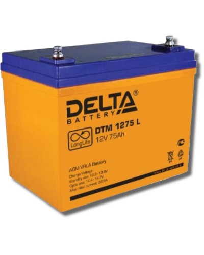 Delta DTM 1275 L. Аккумулятор герметичный свинцово-кислотный. Delta в Королеве