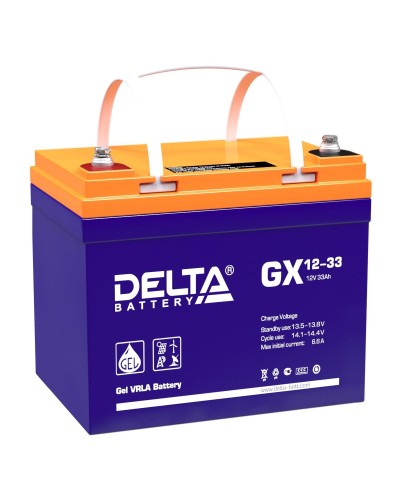 Delta GX 12-33. Аккумулятор герметичный свинцово-кислотный. Delta в Королеве
