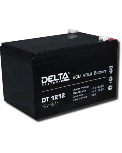 Delta DT 1212. Аккумулятор герметичный свинцово-кислотный. Delta в Королеве