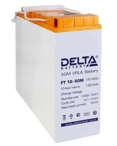 Delta FT 12-50 M. Аккумулятор герметичный свинцово-кислотный. Delta в Королеве