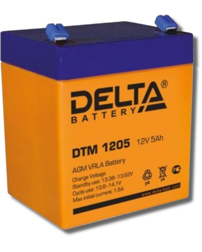 Delta DTM 1205. Аккумулятор герметичный свинцово-кислотный. Delta в Королеве