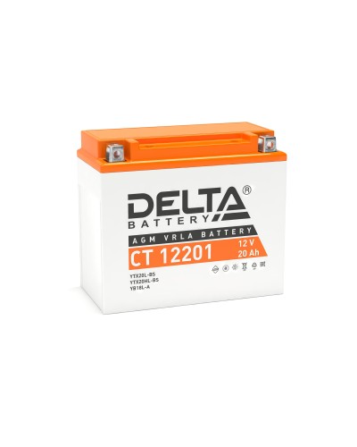 Delta CT 12201. Аккумулятор герметичный свинцово-кислотный стартерный. Delta в Королеве