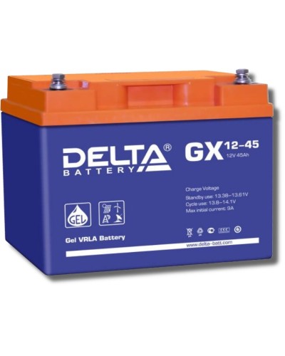 Delta GX 12-45. Аккумулятор герметичный свинцово-кислотный. Delta в Королеве