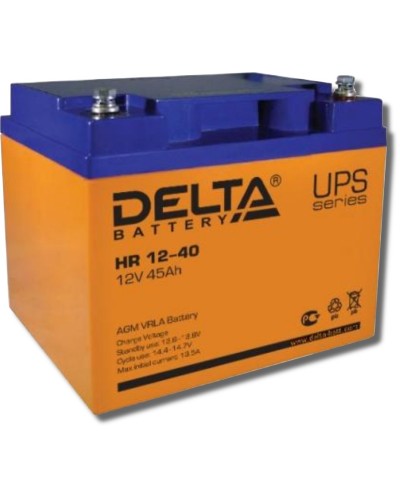 Delta HR 12-40. Аккумулятор герметичный свинцово-кислотный. Delta в Королеве