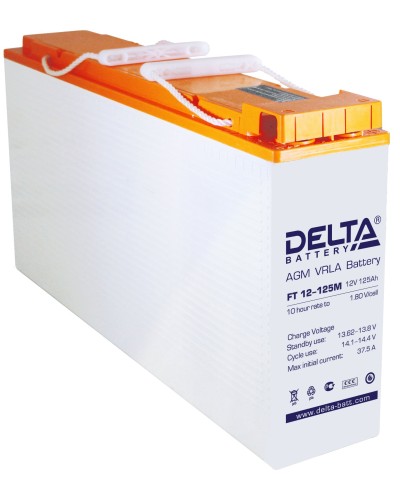 Delta FT 12-125 M. Аккумулятор герметичный свинцово-кислотный. Delta в Королеве