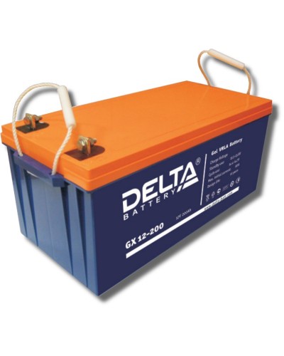 Delta GX 12-200. Аккумулятор герметичный свинцово-кислотный. Delta в Королеве