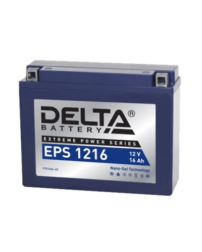Delta EPS 1216. Аккумулятор герметичный свинцово-кислотный стартерный. Delta в Королеве