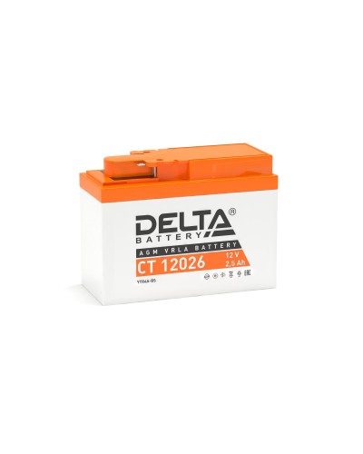 Delta CT 12026. Аккумулятор герметичный свинцово-кислотный стартерный. Delta в Королеве