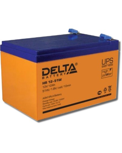 Delta HR 12-51 W. Аккумулятор герметичный свинцово-кислотный. Delta в Королеве