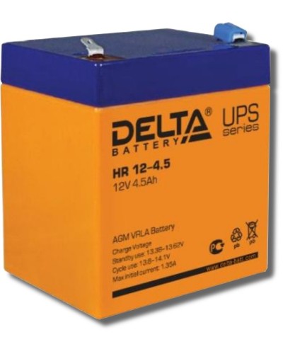Delta HR 12-4.5. Аккумулятор герметичный свинцово-кислотный. Delta в Королеве